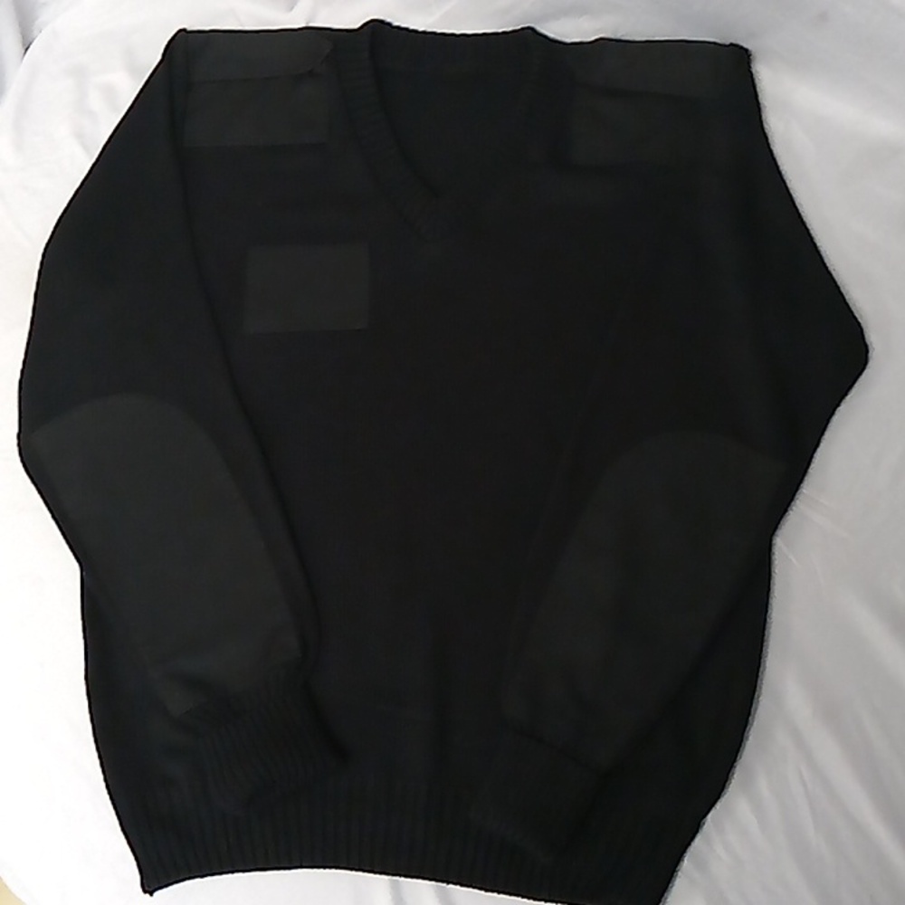 Surplus..Large Black..V-neck Sweater..